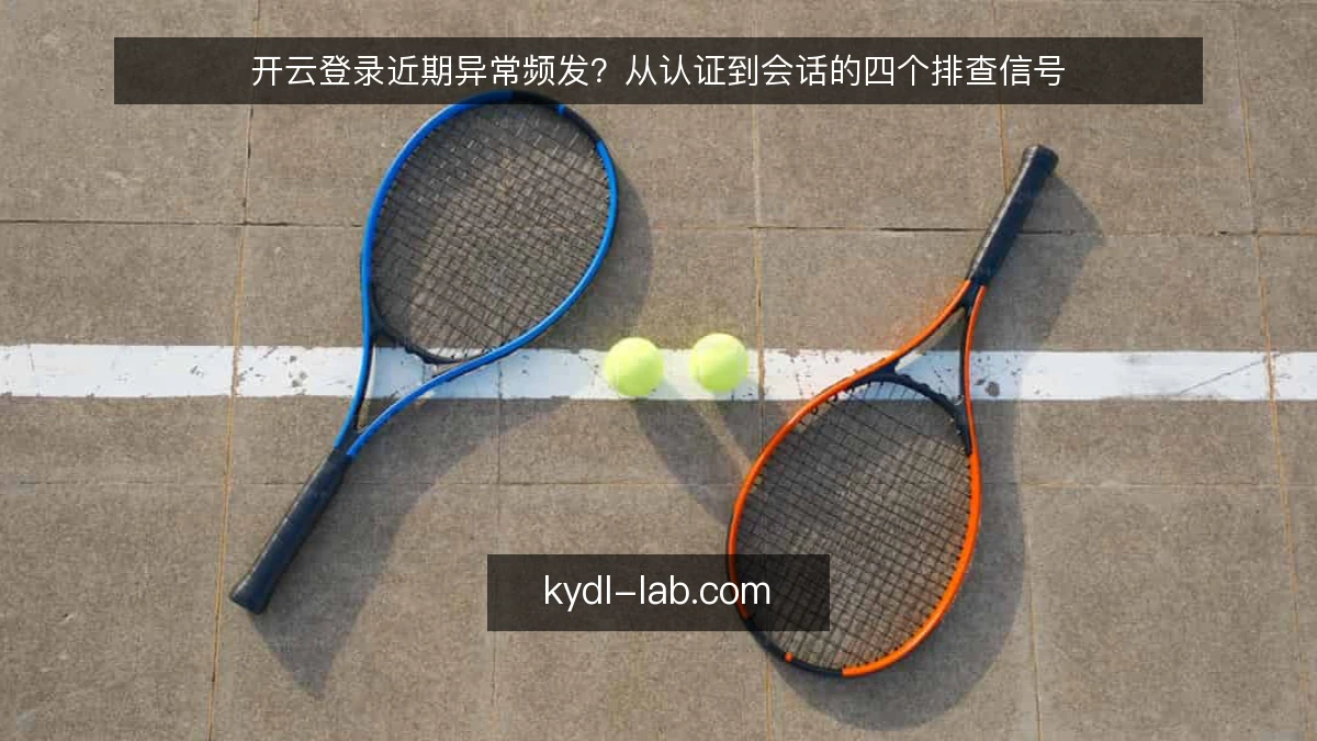 开云登录近期异常频发?从认证到会话的四个排查信号